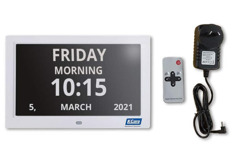 KCare 12" Digital LED Calendar Day Clock