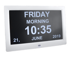 KCare 12" Digital LED Calendar Day Clock